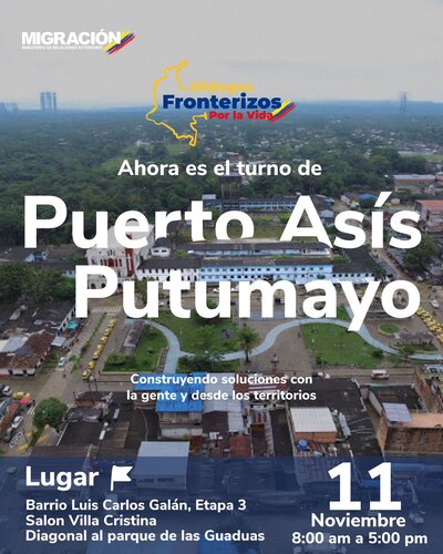 Relatoría del Diálogo Fronterizo por la Vida capítulo Puerto Asís - 11 de noviembre de 2025