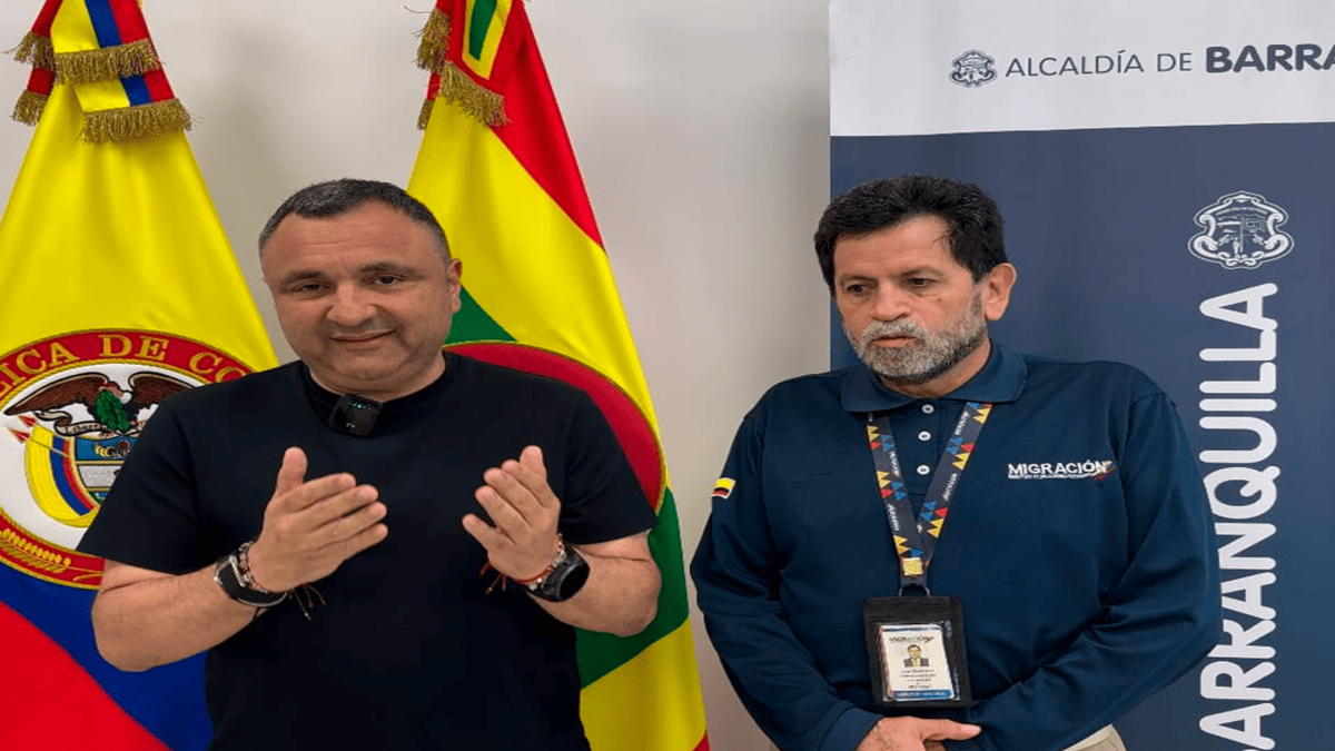 Director regional de Migración Colombia y Alcaldía de Barranquilla