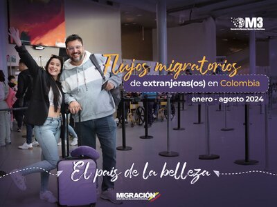 Informe de Flujos Migratorios de Extranjeros Enero -Agosto 2024