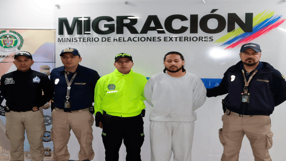 Migración Colombia pone a disposición de la Policía Nacional a Brayan Stiven González Quirama, alias “Mono Candelo”