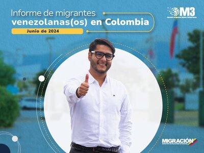 Informe de migrantes venezolanos en Colombia a agosto del 2024