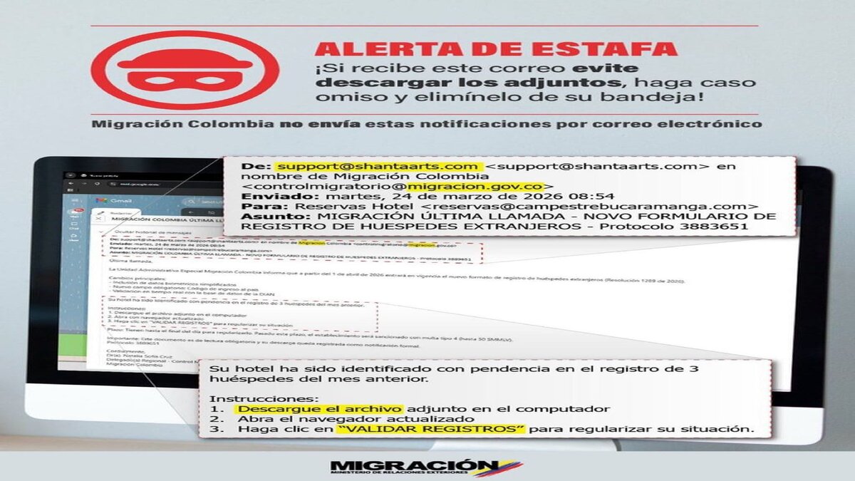 Alerta de estafa