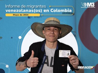 Informe de migrantes venezolanos en Colombia a mayo del 2024
