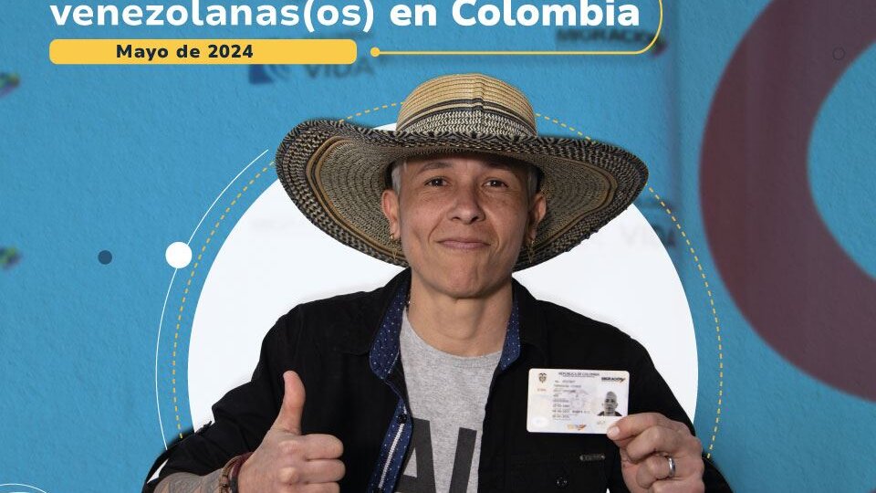 Portada de Informe de migrantes venezolanos en Colombia a mayo del 2024