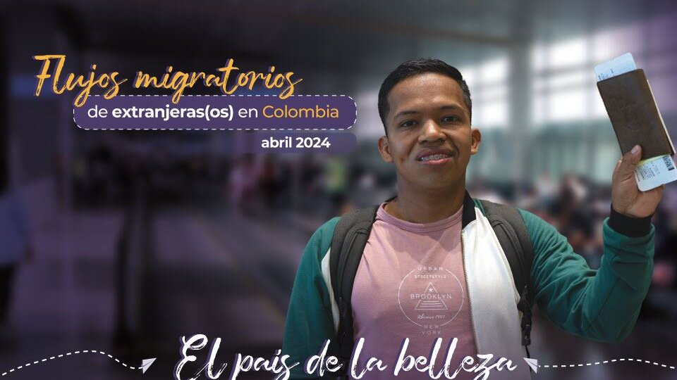 Portada de Informe de Flujos Migratorios de Extranjeros Abril 2024